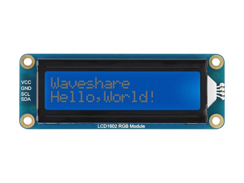 Waveshare lcd1602 rgb modul - lcd1602,