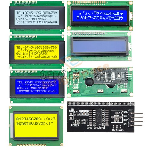 Lcd1602 2004a i2c board 16x2 - i2c,