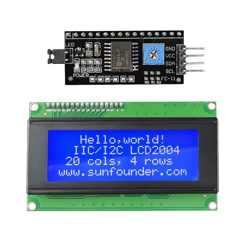 Lcd modul 2004 20x4 - modul, iic