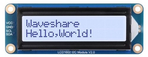Waveshare lcd1602 i2c display - lcd1602,