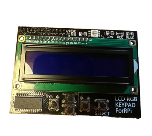 Raspberry 16x2 lcd rgb - pi,