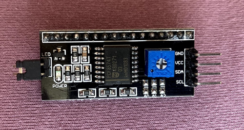 Lcd serial interface adapter - serial,