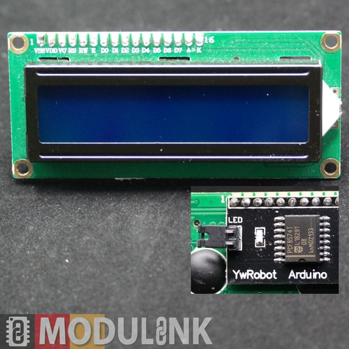 Lcd display 1602 - i2c, blau